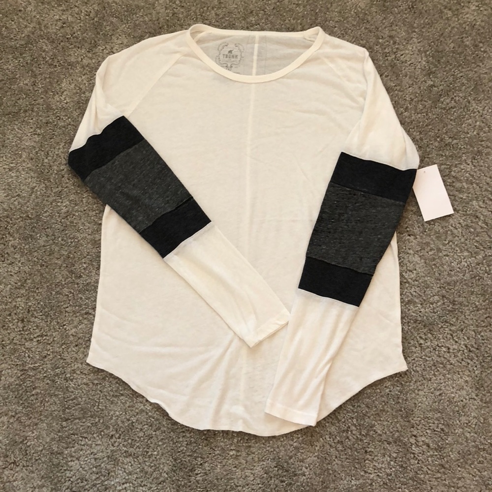 TRUNK LTD L/S ATHLETIC STRIPE RAGLAN TEE